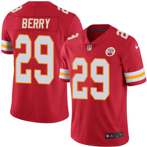 Nike Chiefs #29 Eric Berry Red Team Color Men's Stitched NFL Vapor Untouchable Limited Jersey